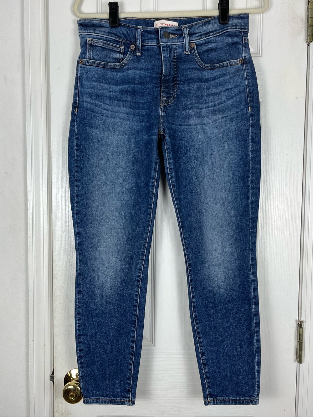 Lucky Brand Ava Mid Rise Skinny Ankle Jeans Sz 10/30 A